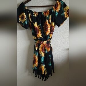 Sunflower romper